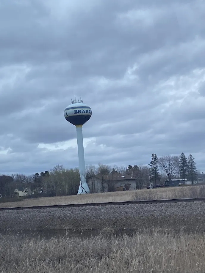 Water tower in Braham Minnesota