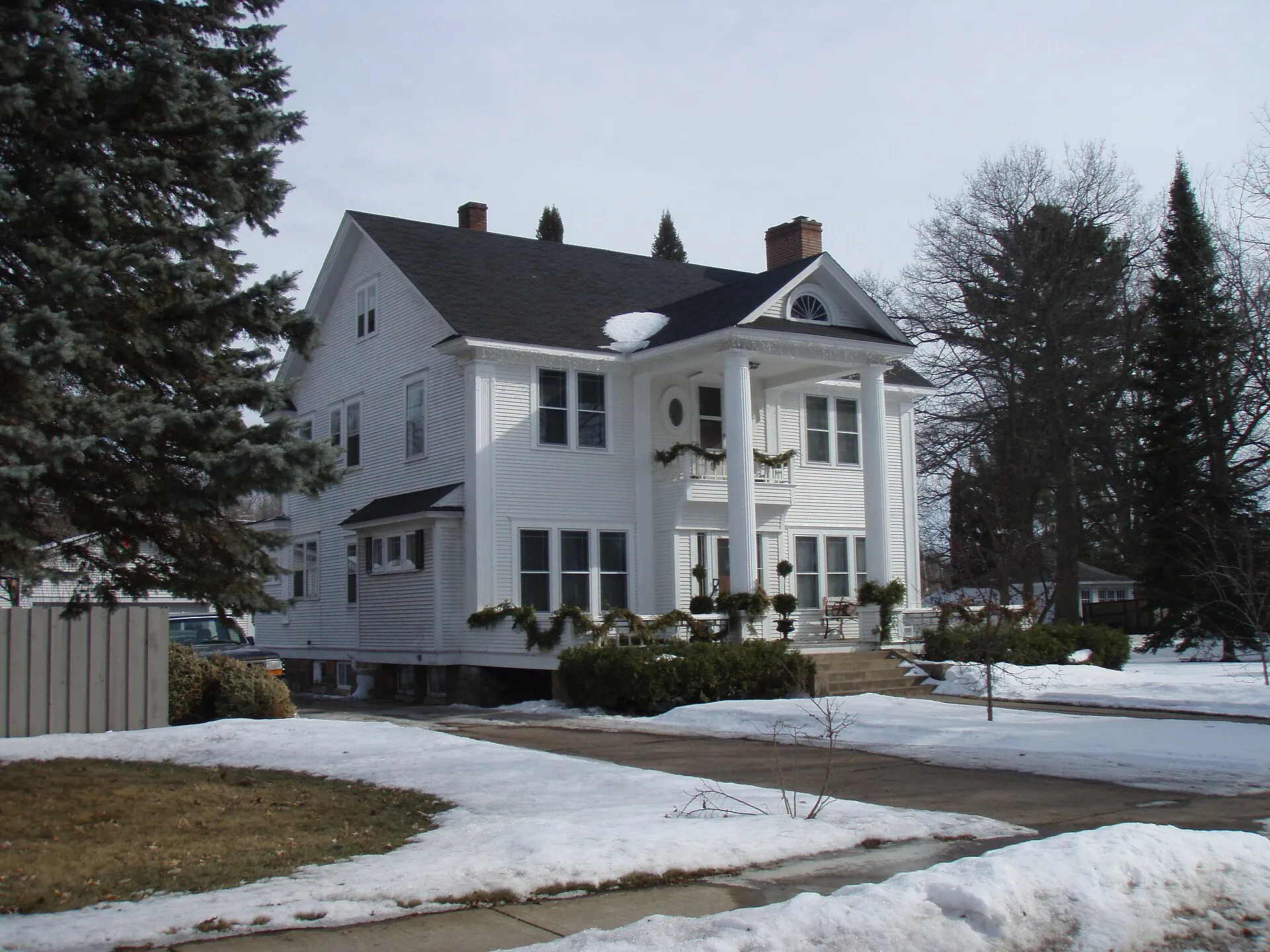 Oscar Olson House in Braham, Minnesota, listed on the National Register of Historic Places.