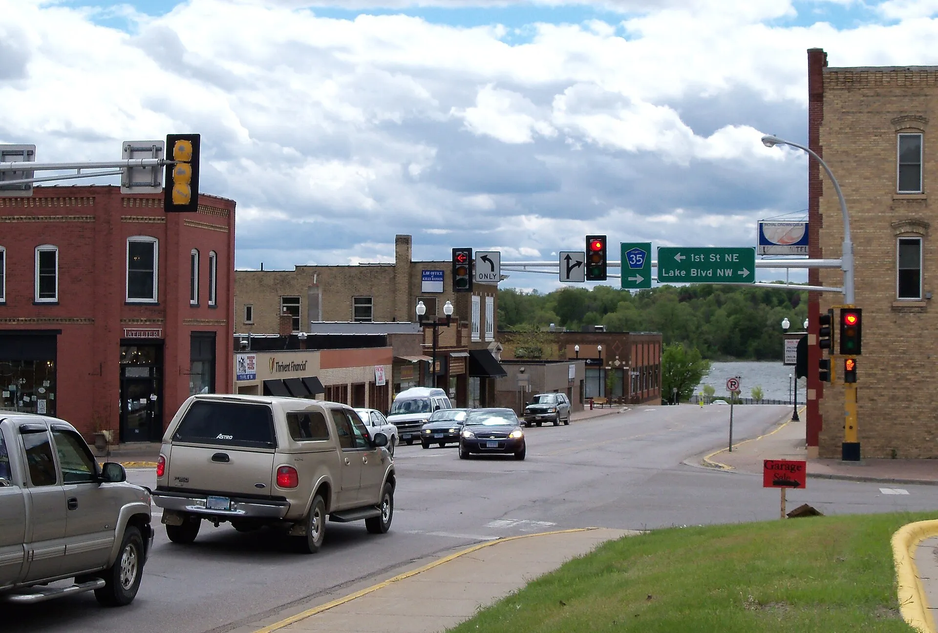 Downtown Buffalo, Minnesota, USA.