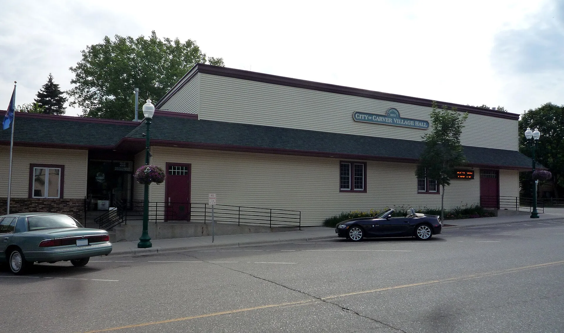 City Hall, Carver, Minnesota, USA.