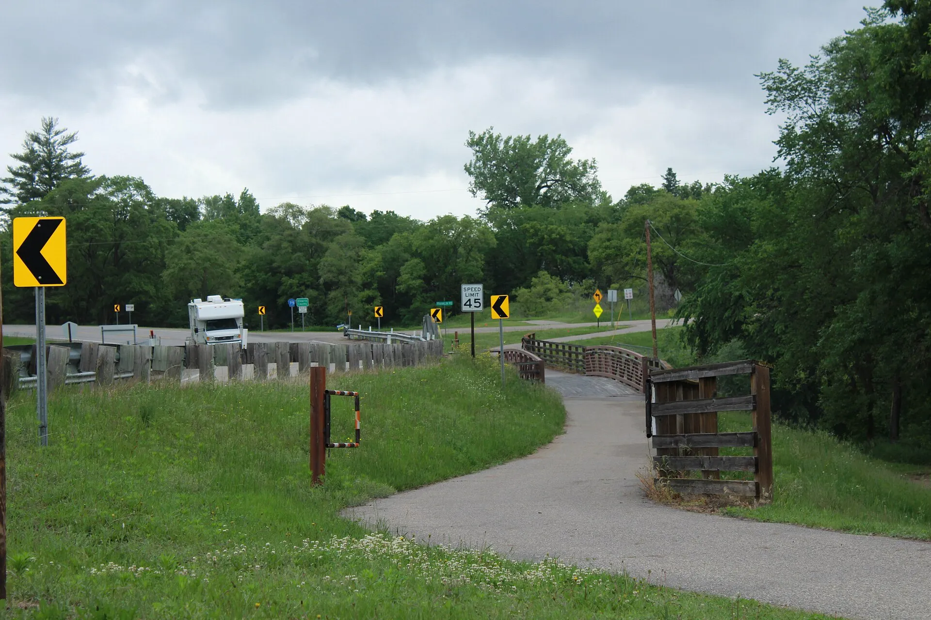 Parkway trail, Clearwater, Minnesota