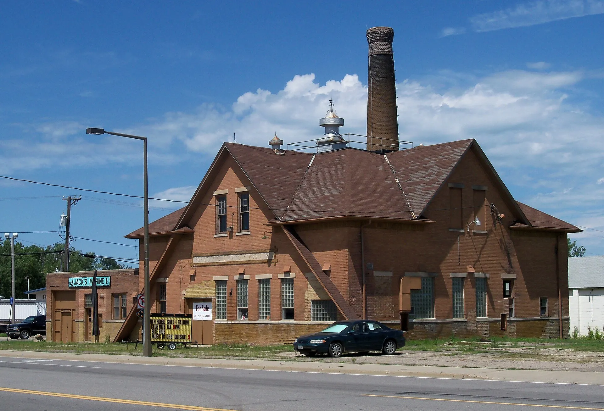 Old creamery in Cokato, Minnesota, USA