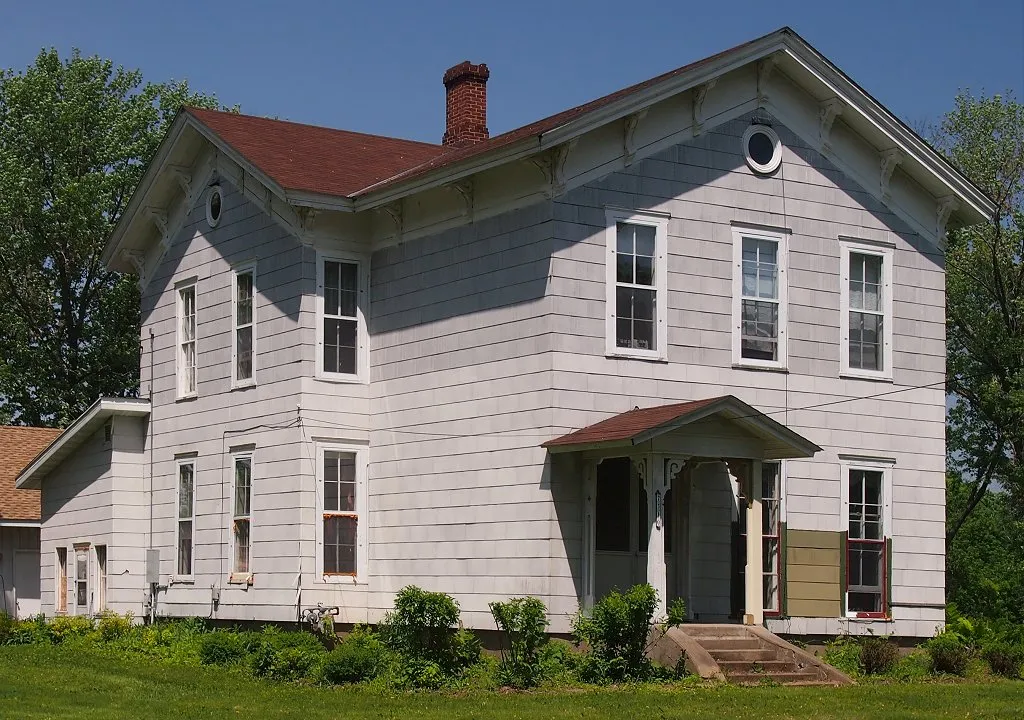 John P. Furber House, Cottage Grove, Minnesota, USA This is an image of a place or building that is listed on the National Register of Historic Places in the United States of America. Its reference number is 82003074 (Wi