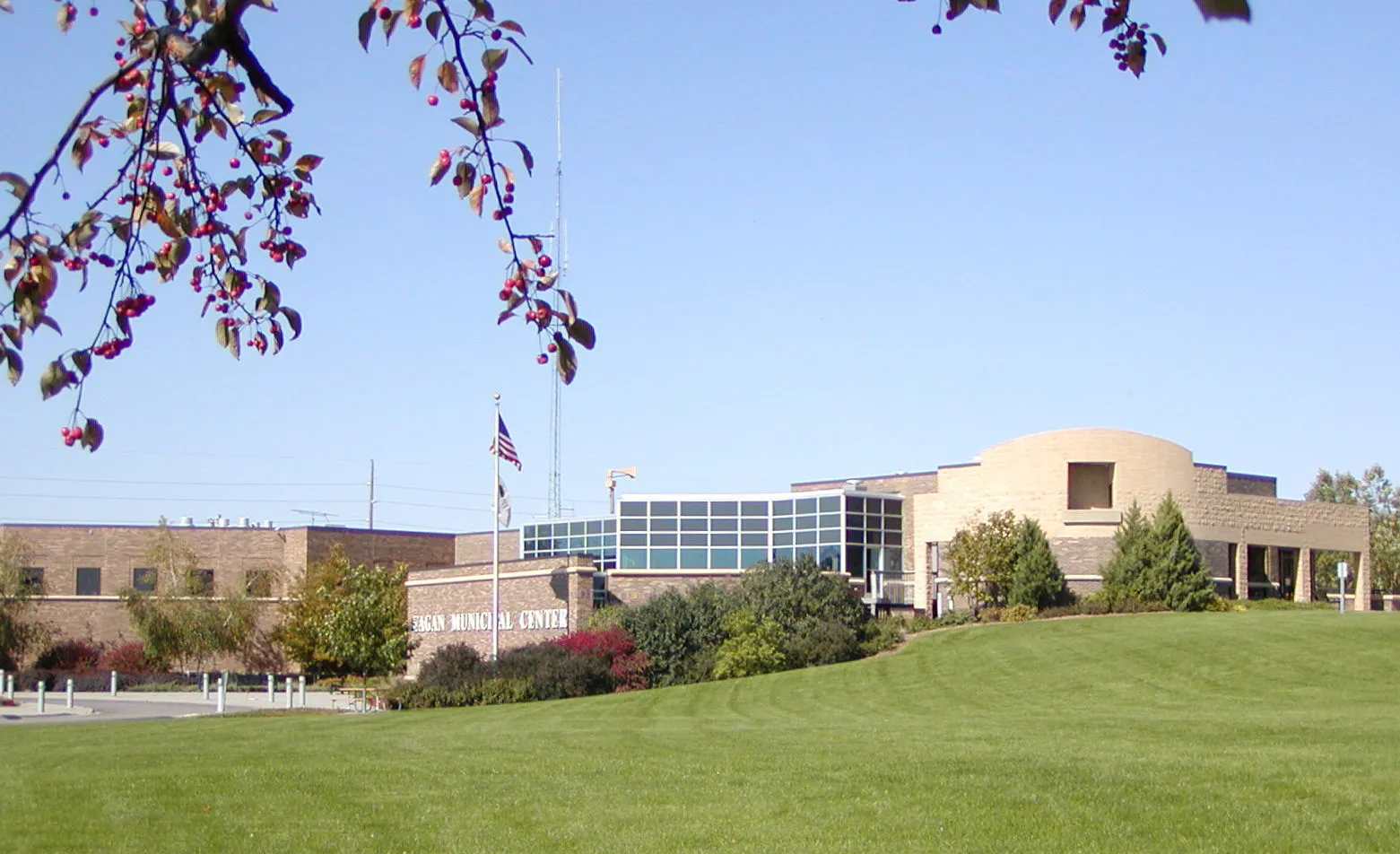 The city hall in Eagan, Minnesota