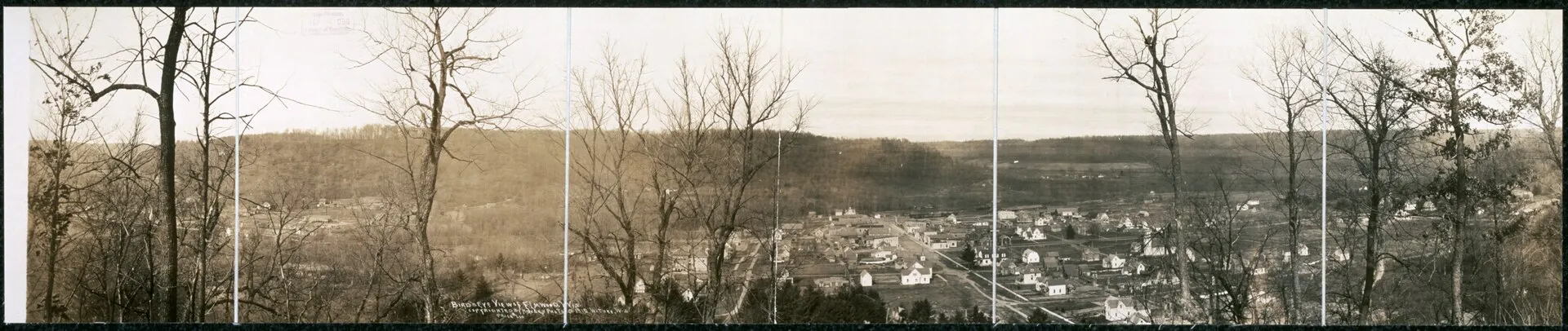 Bird's eye view of Elmwood, Wis (Library of Congress)