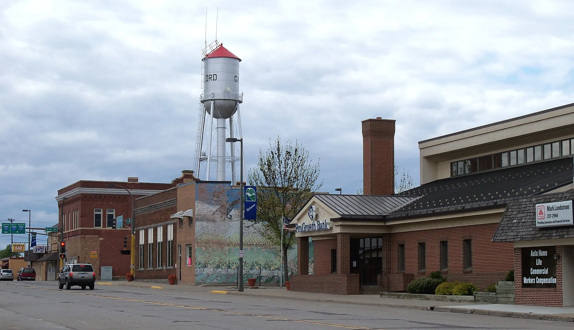 Downtown Gaylord, Minnesota, USA