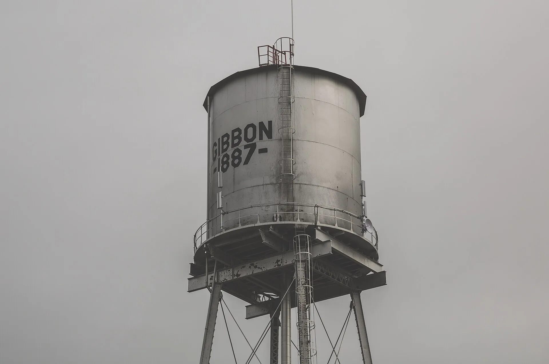 Water tower of Gibbon, Minnesota.