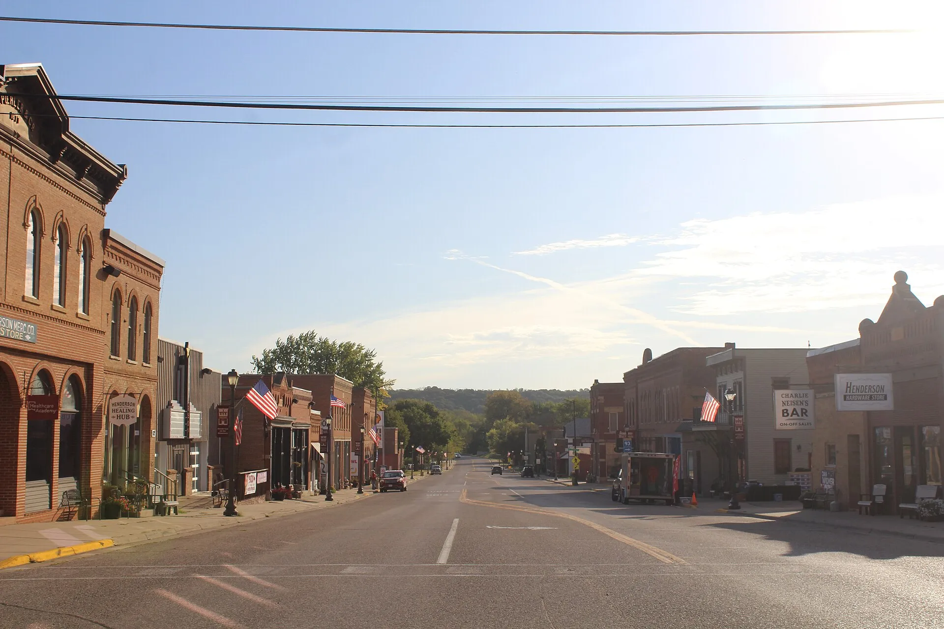 Main Street, Henderson, Minnesota.