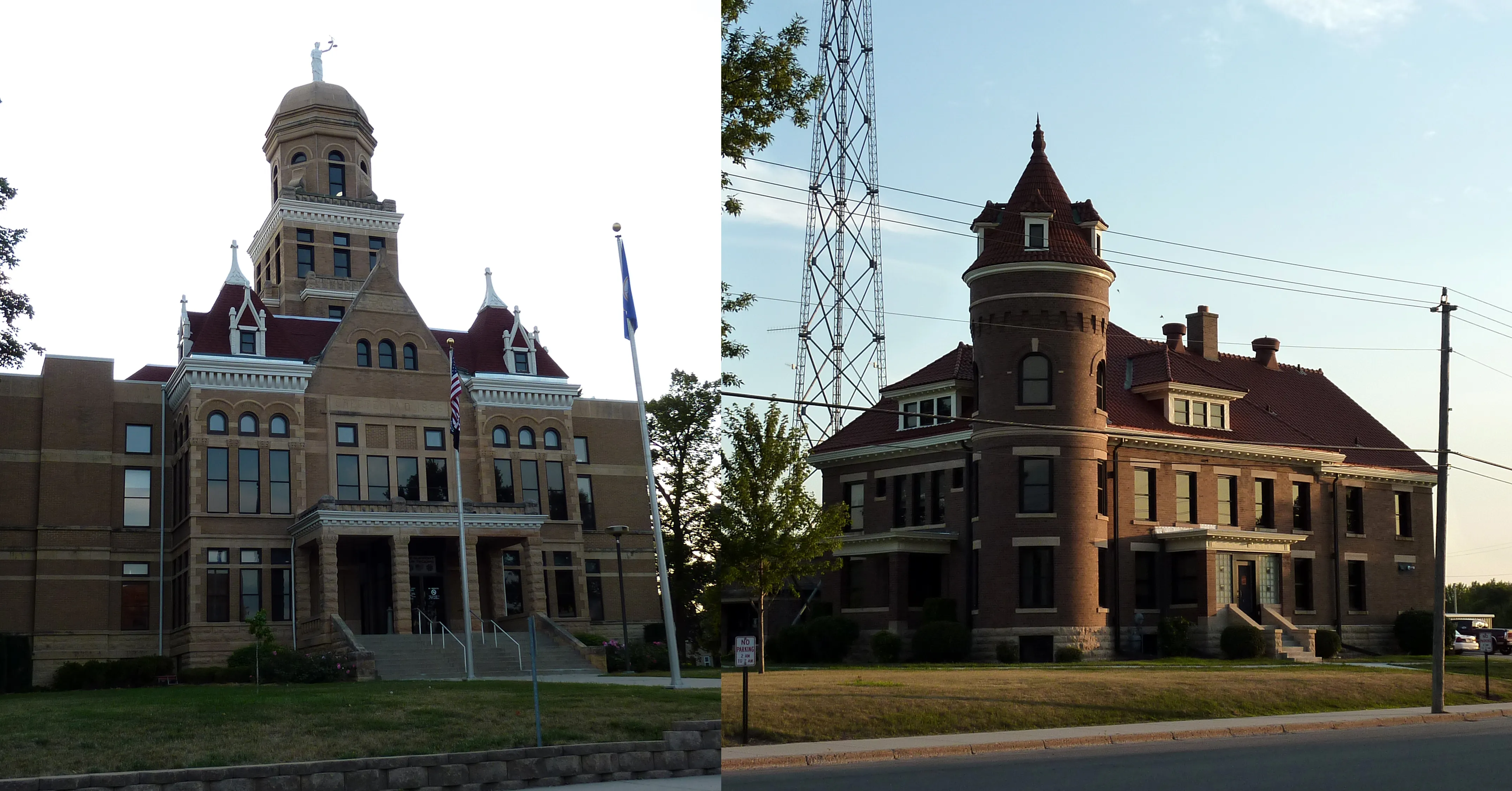 Le Sueur County Courthouse and Jail.