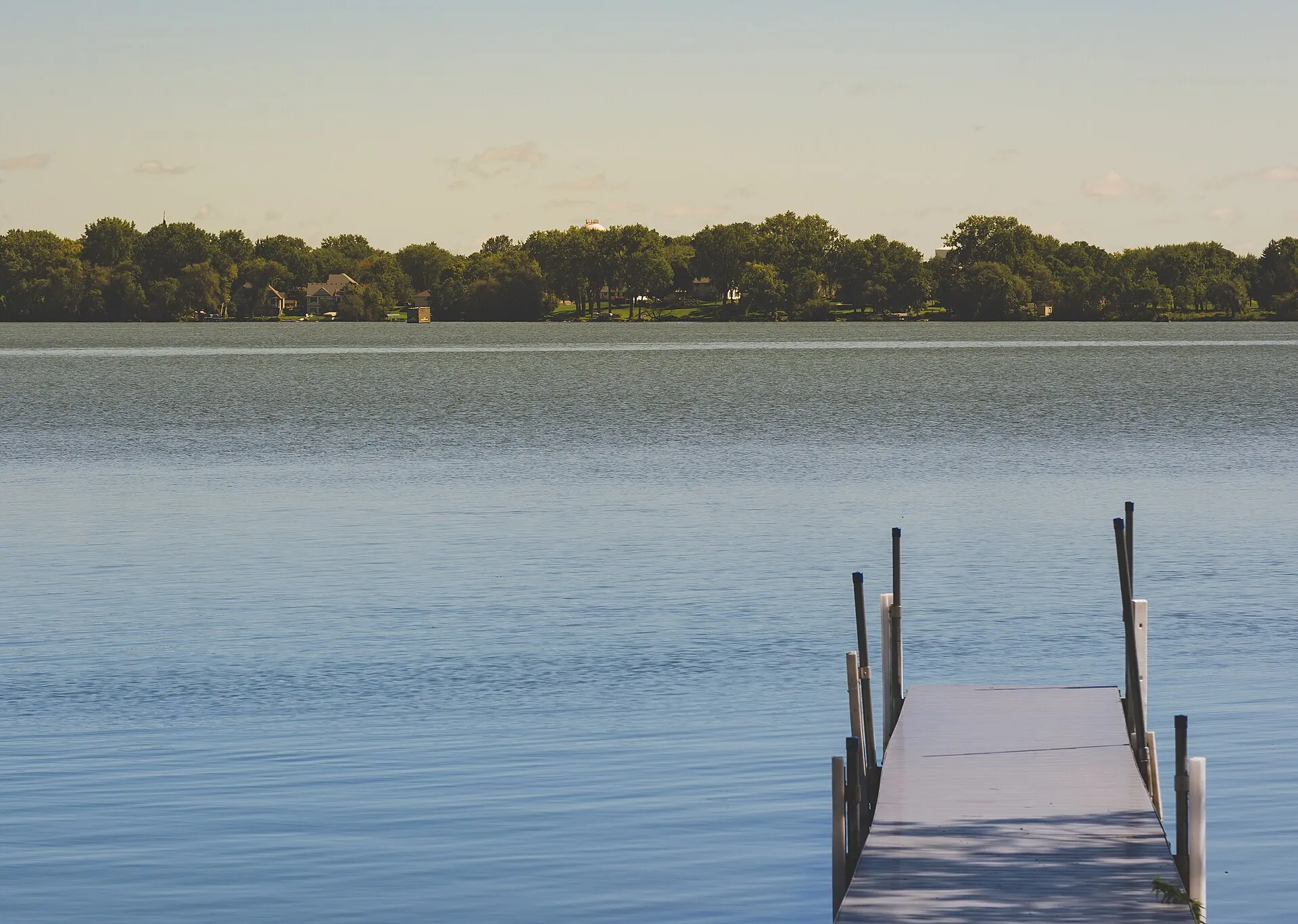 Centerville Lake in the Rice Creek Chain of Lakes Park Reserve in Lino Lakes, Minnesota..