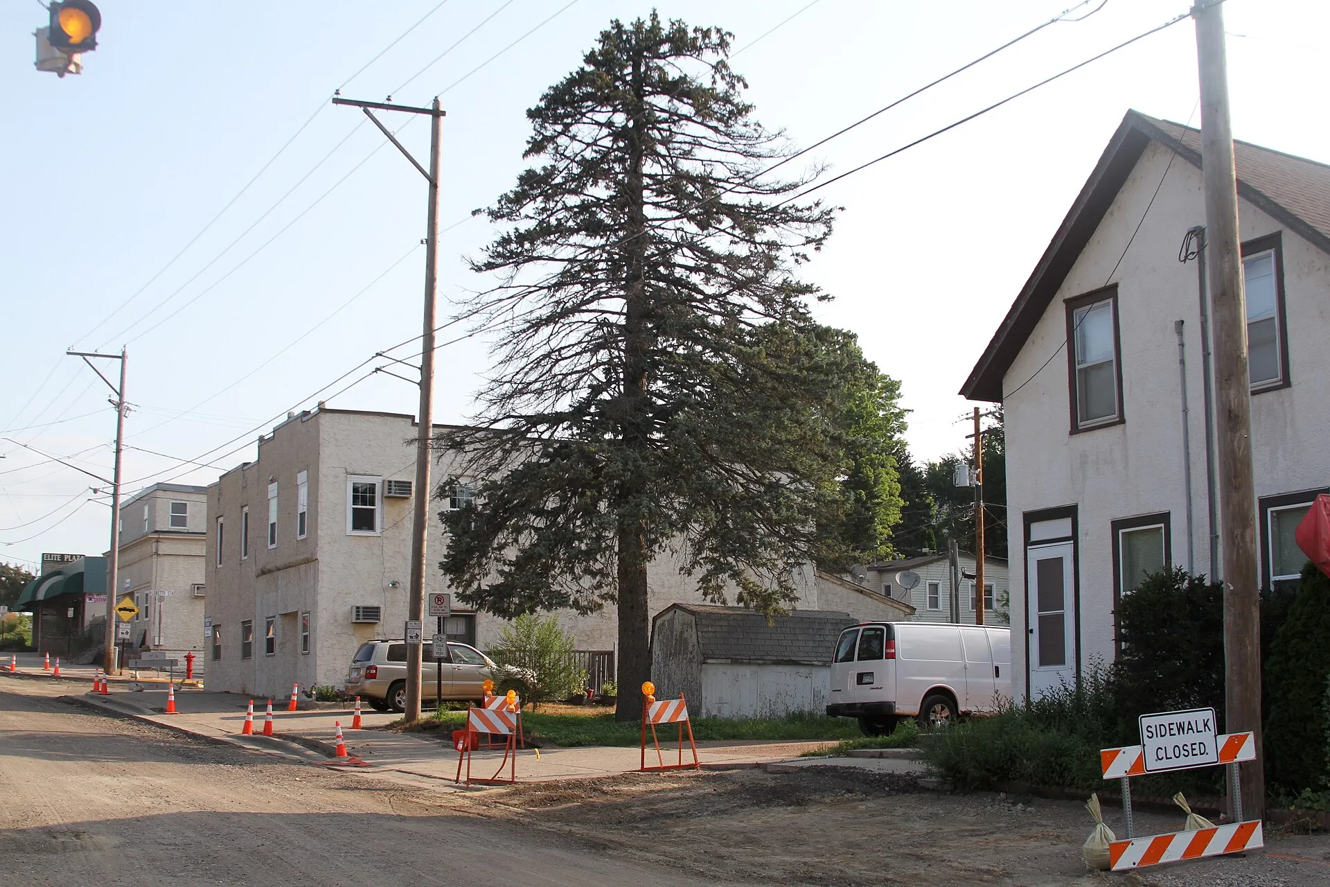 Street under construction Loretto, Minnesota.
