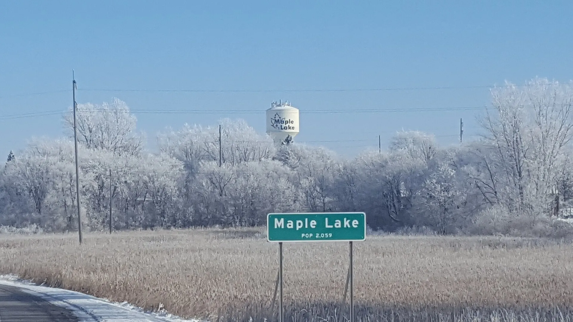 Maple Lake MN 55358 - Frosty Morning Jan 2021
