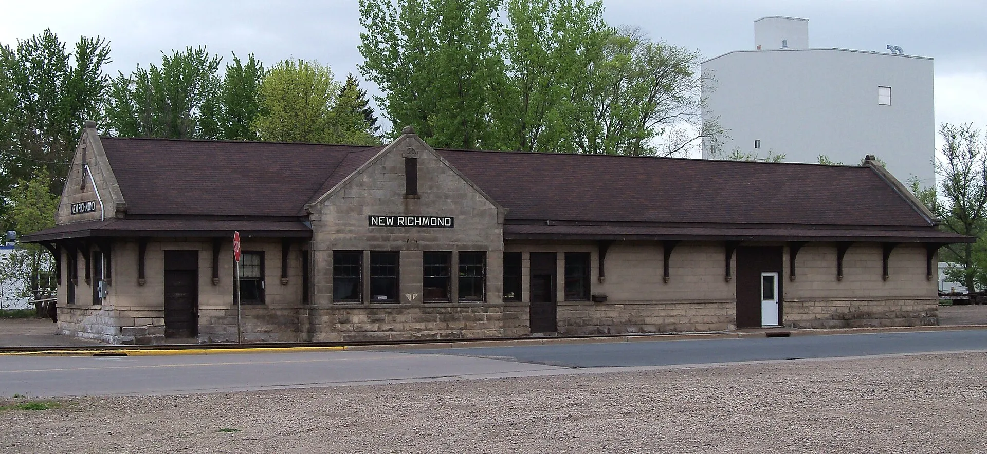 Soo Line Depot in New Richmond, Wisconsin, USA