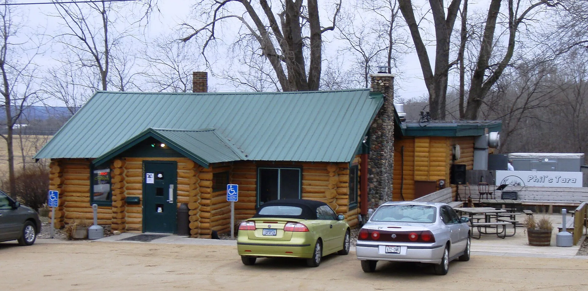 Log Cabin-Club Tara in Oak Park Heights, Minnesota , listed on the National Register of Historic Places ..