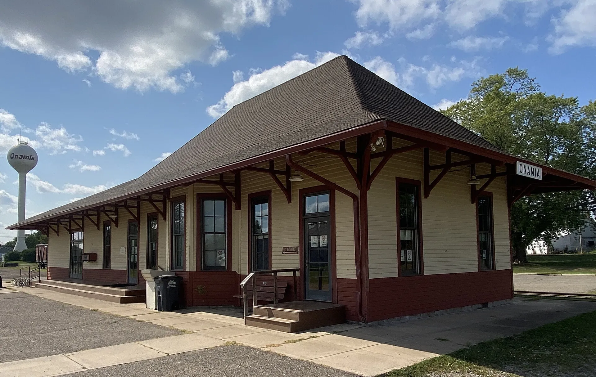 Onamia Depot Library The Library was established in 2009, in the refurbished Soo Line Depot. Onamia, Minnesota.