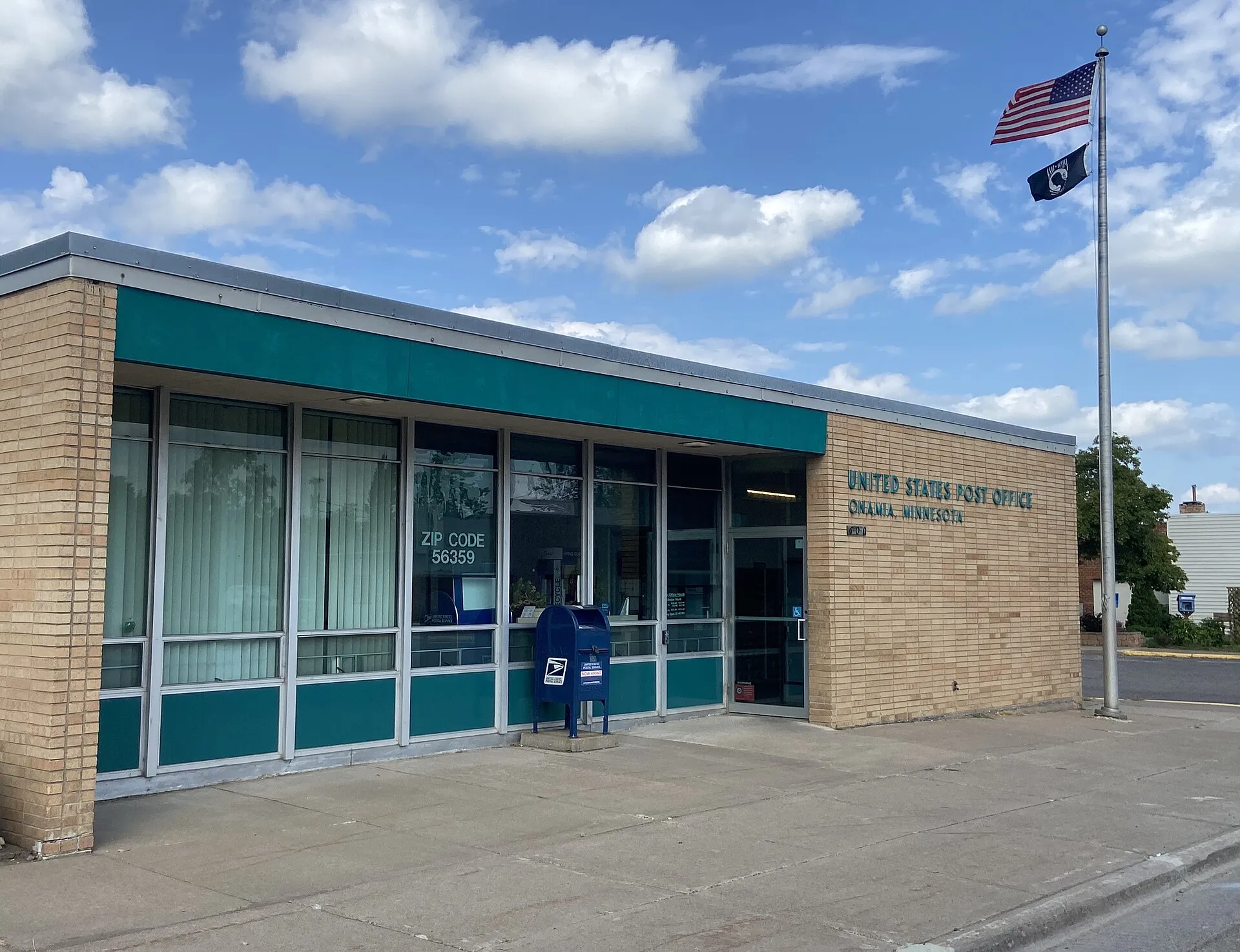 Post Office Onamia, Minnesota.
