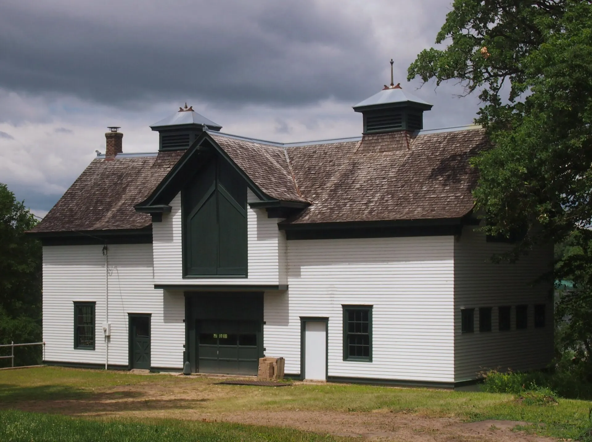 Noerenberg Estate Barn, Noerenberg Memorial County Park, Orono, Minnesota, USA. Viewed from the southeast. This is an image of a place or building that is listed on the National Register of Historic Places in the United .