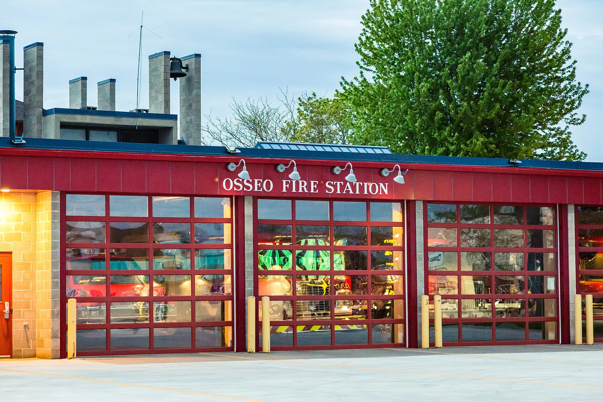 Osseo Fire Station (City of Osseo fire department), 415 Central Avenue, Osseo, Minnesota..