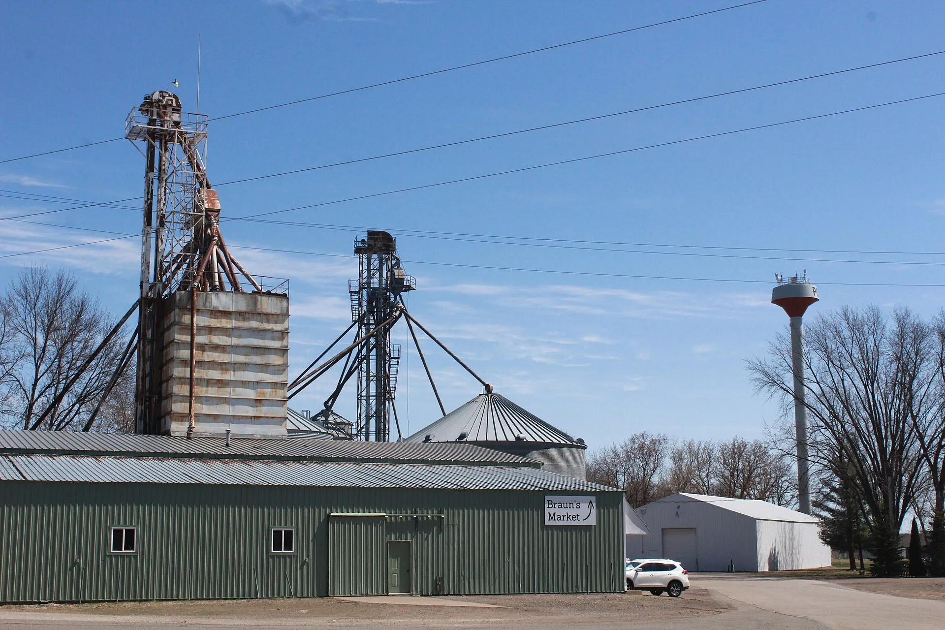 Grain elevator Pease, Minnesota.