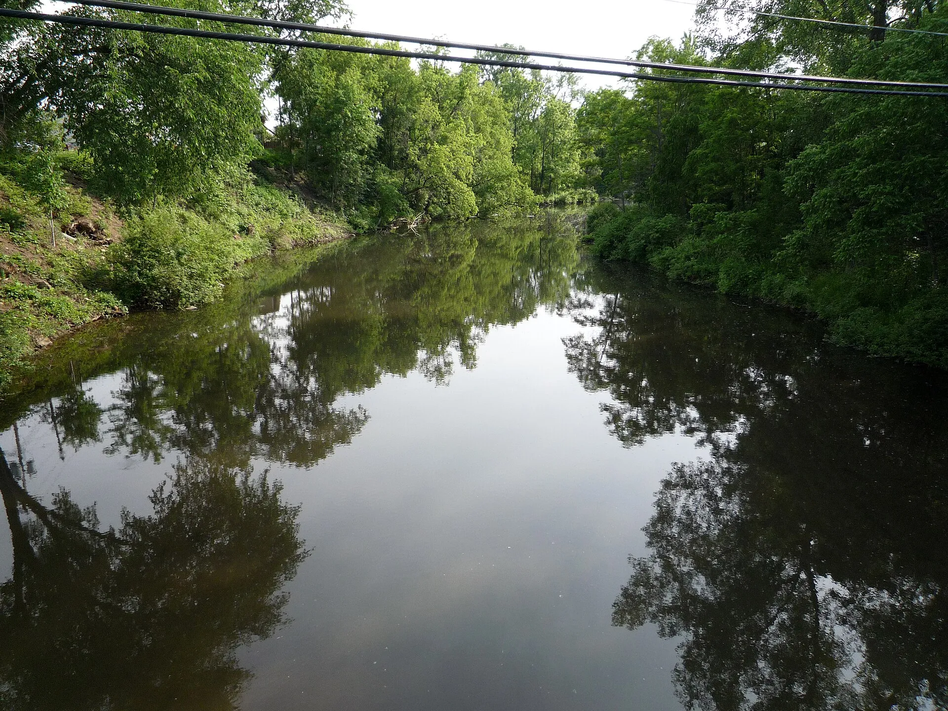 The Kinnickinnic River at River Falls, Wisconsin