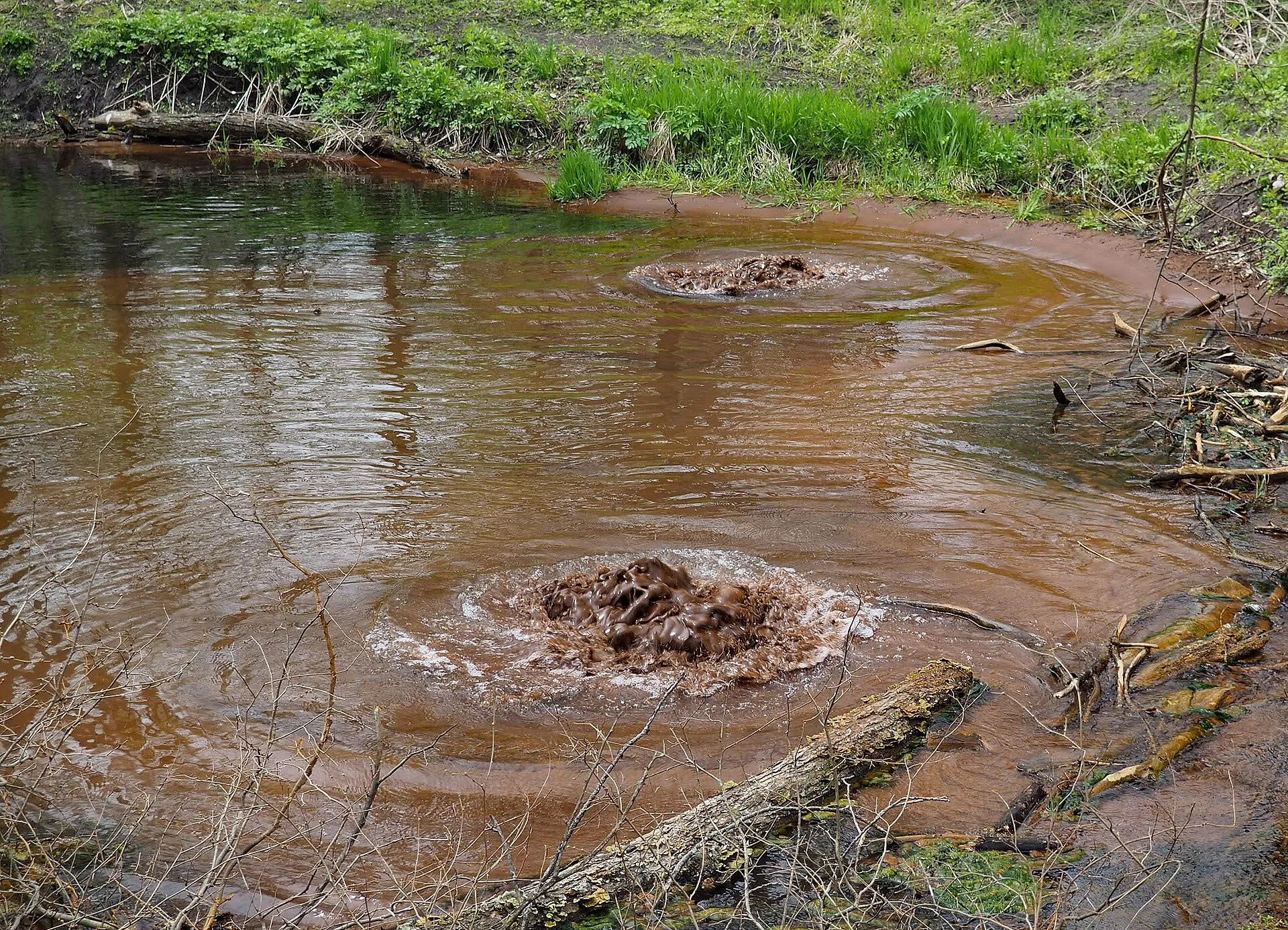 Maka Yusota, Savage, Minnesota, USA. A "boiling" spring sacred to the Dakota. This is an image of a place or building that is listed on the National Reg