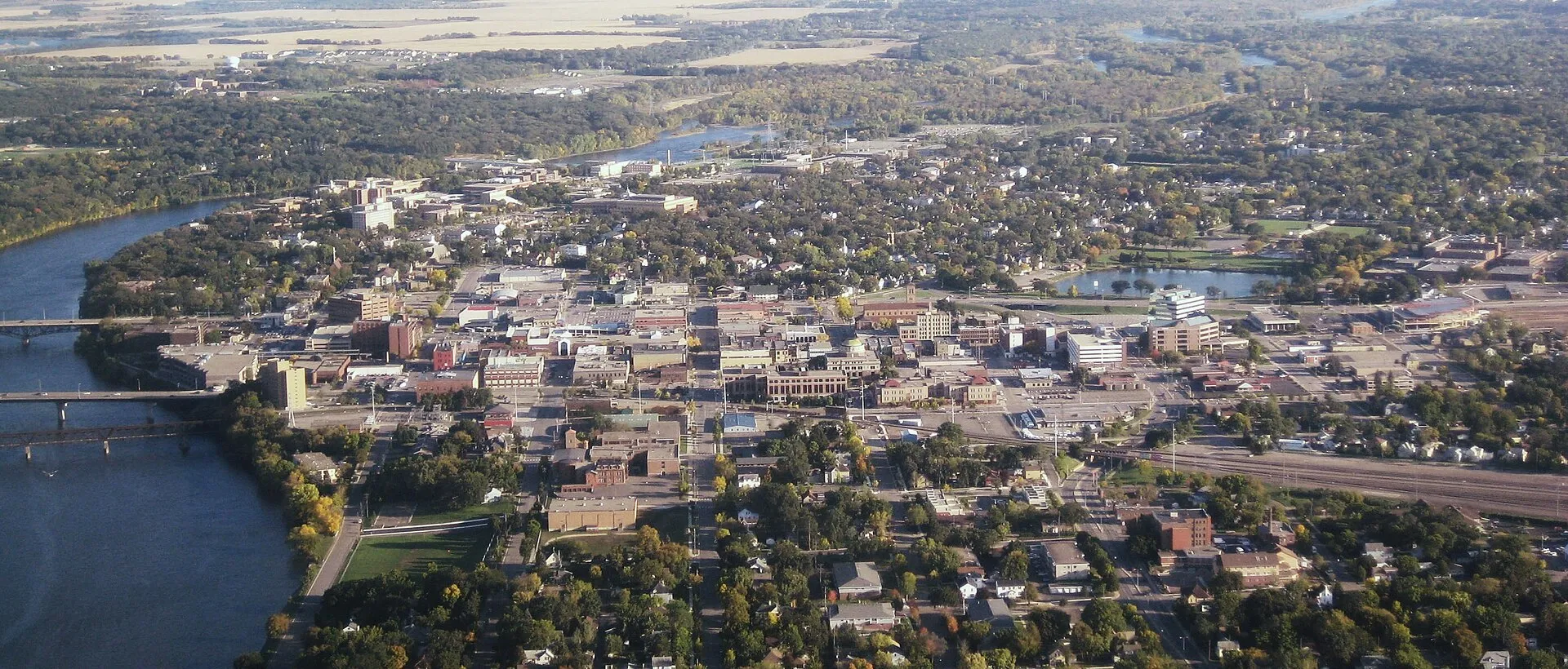 Downtown St. Cloud, Minnesota.