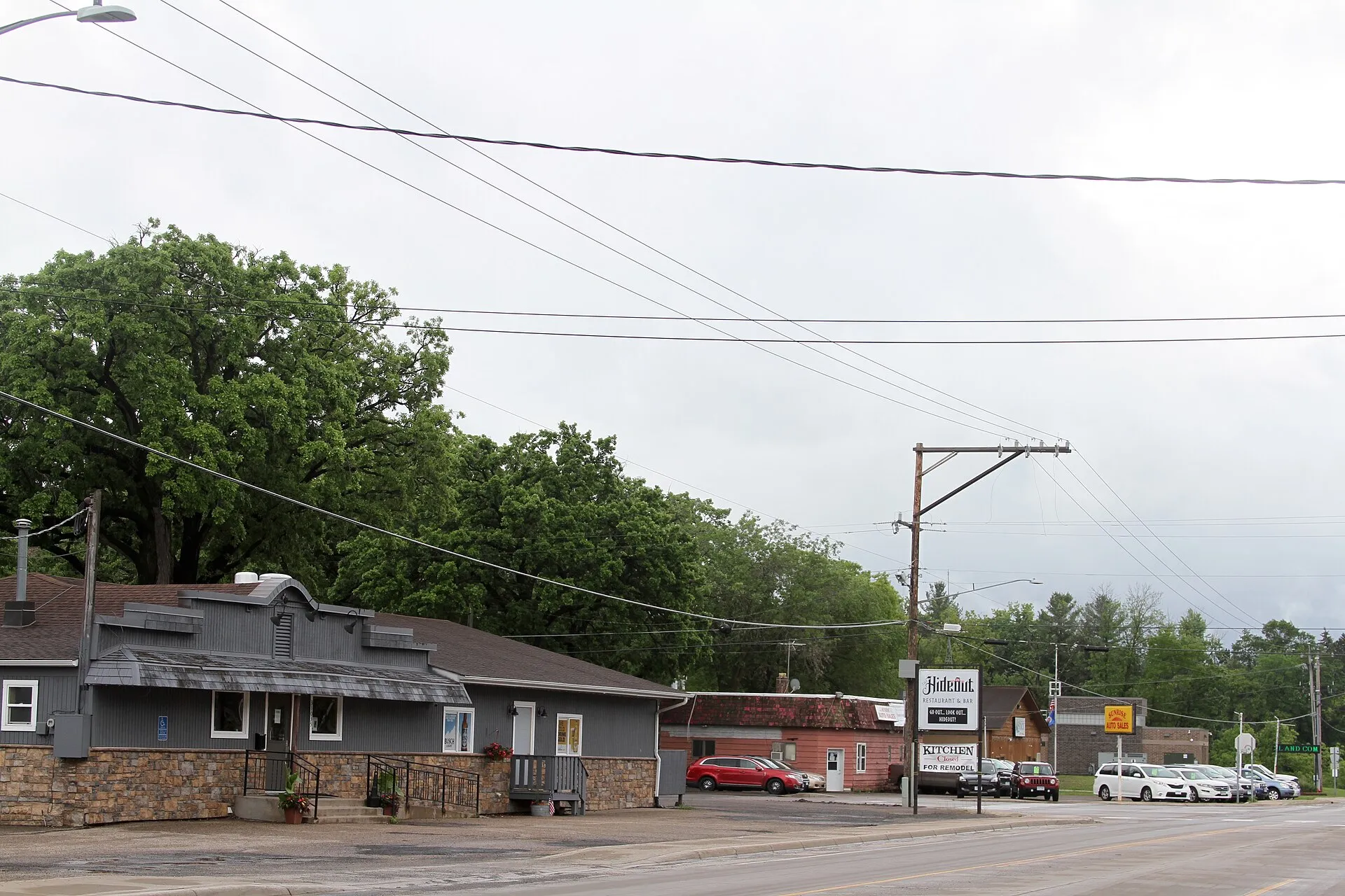 Forest Blvd Businesses Stacy, Minnesota, USA.