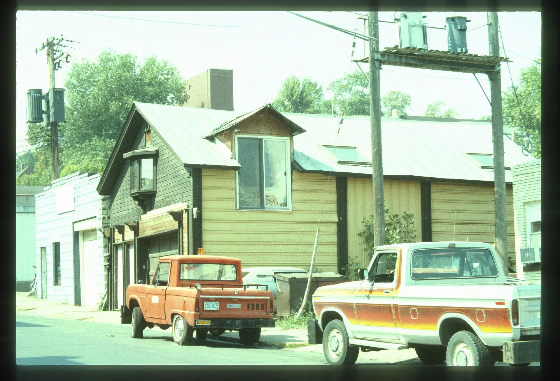 Exterior view of a businesses on Commercial Street in Stillwater, Minnesota..
