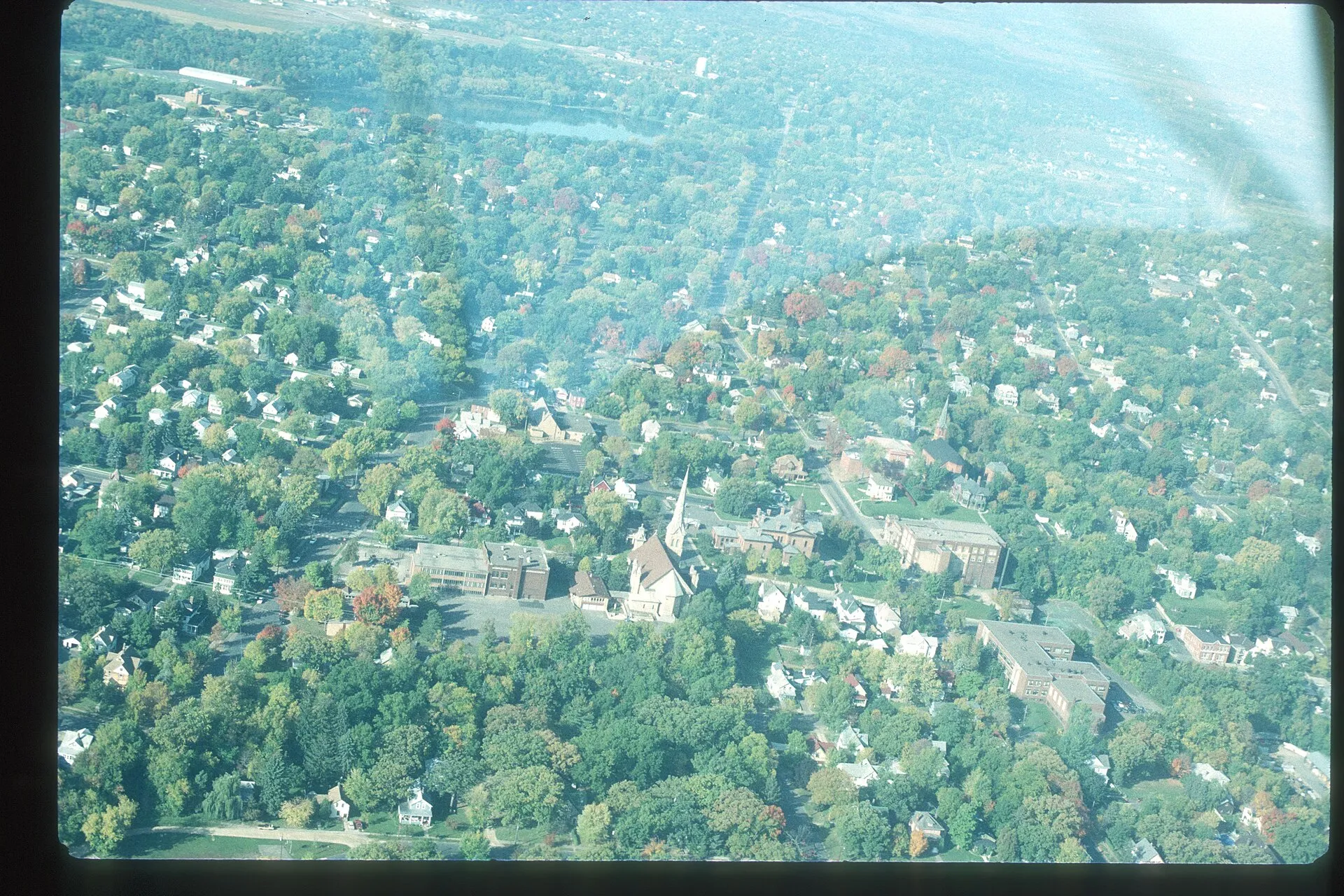 Aerial view of Stillwater, Minnesota..