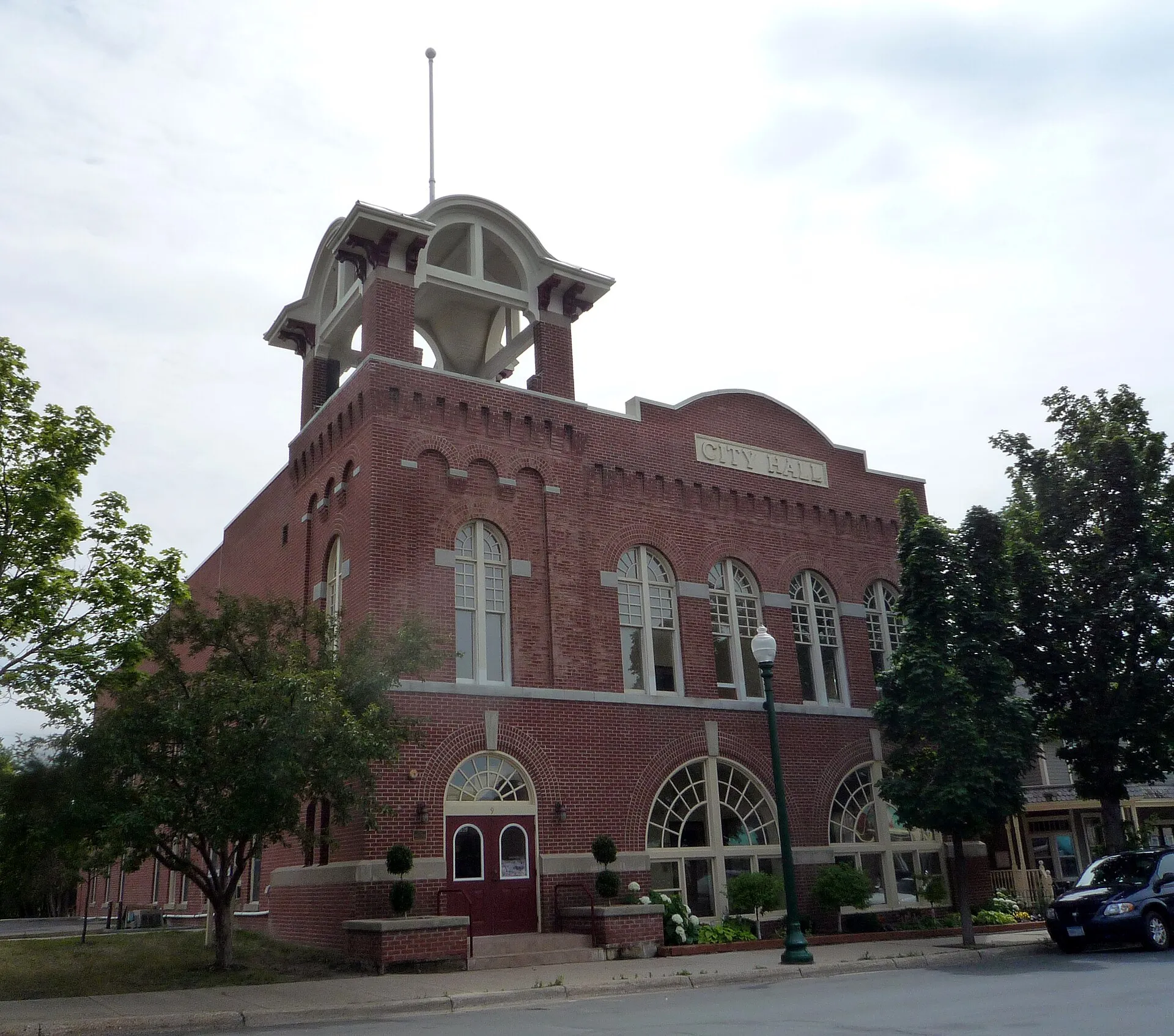City Hall (NRHP), Waconia, Minnesota, USA.