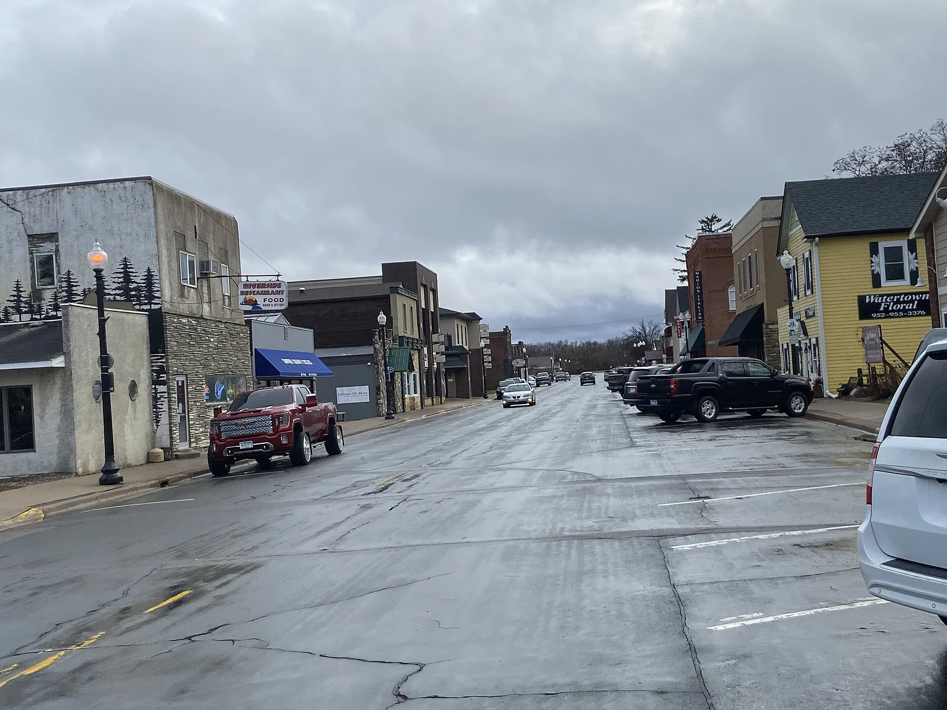 Business District Watertown, Minnesota, USA