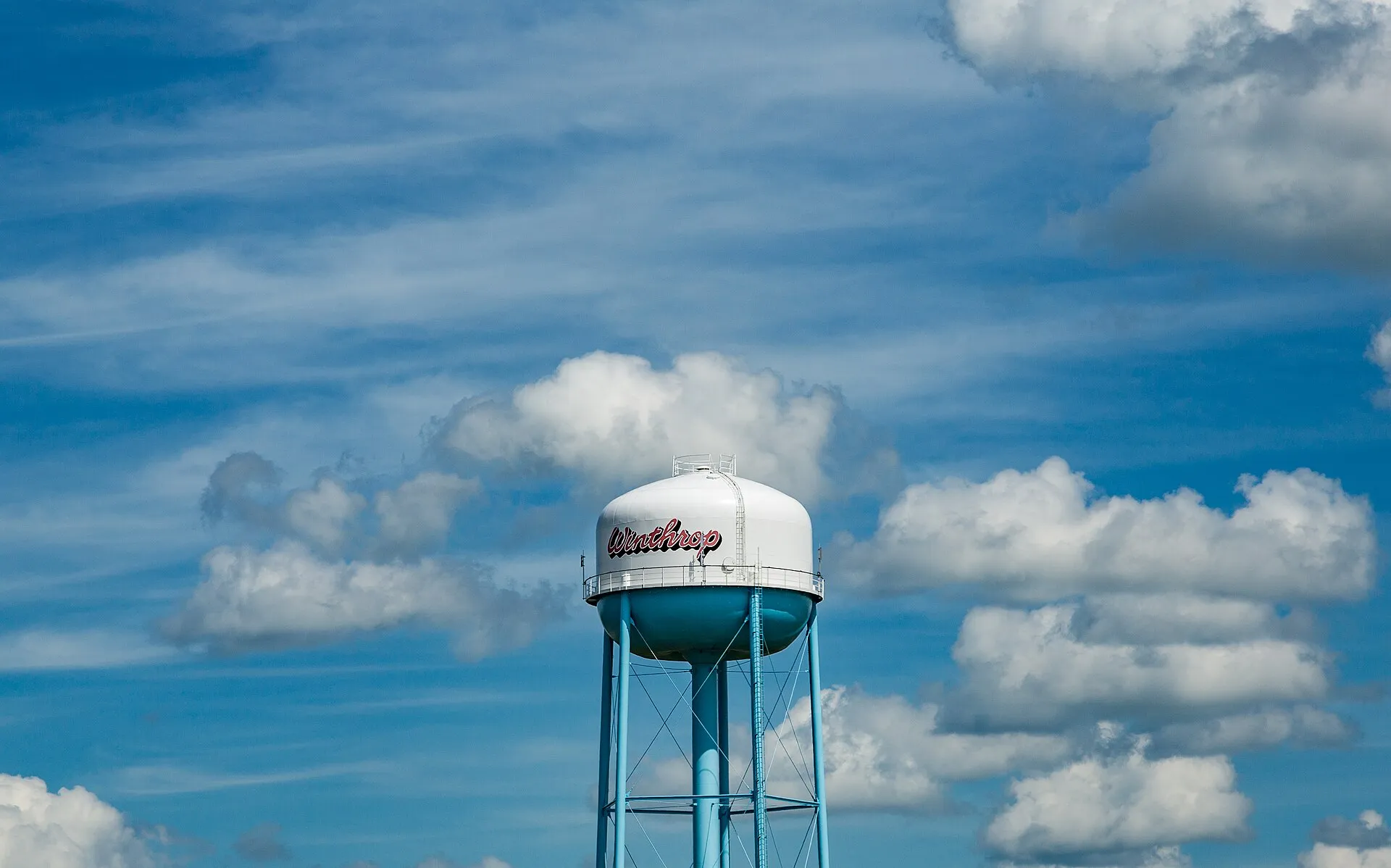 Water tower of Winthrop, Minnesota.