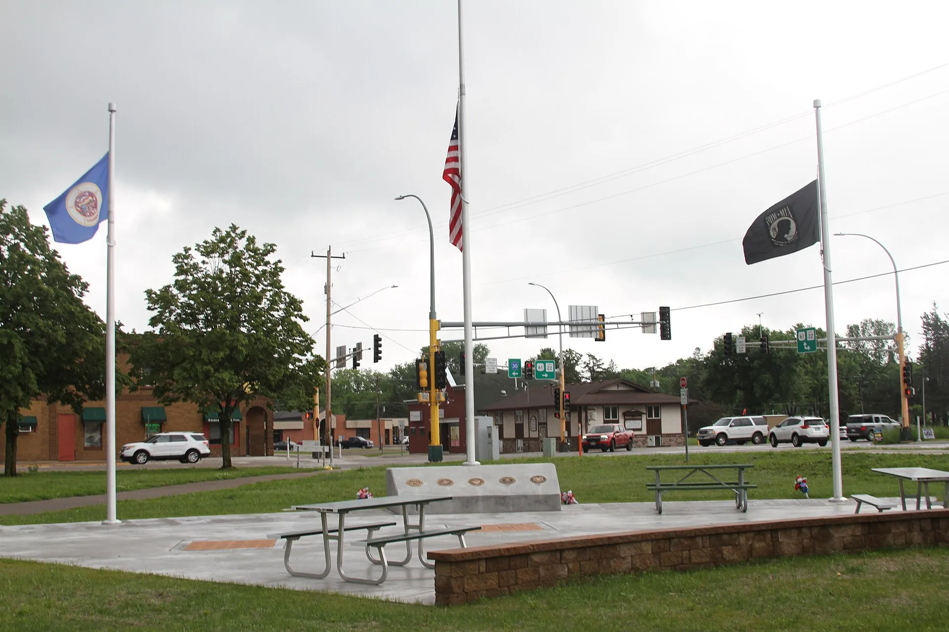 Veteran's Memorial Wyoming, Minnesota, USA.