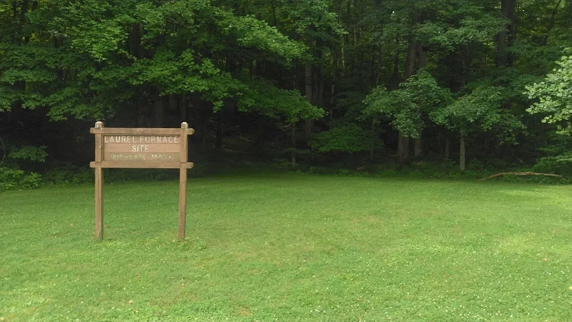The site of the Laurel Furnace in Burns, Tennessee — a former iron furnace built in 1815.