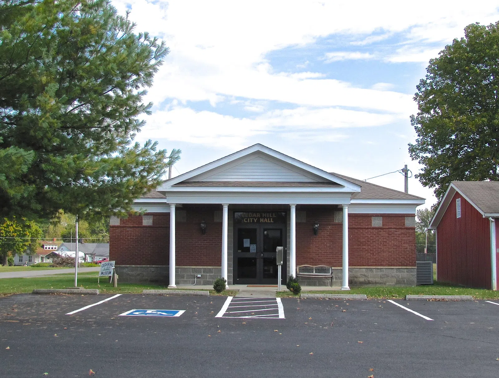 City Hall in Cedar Hill, Tennessee, United States.