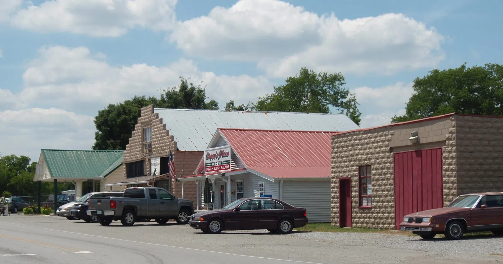 Shops along Stewarts Ferry Pike in Gladeville, Tennessee, United States