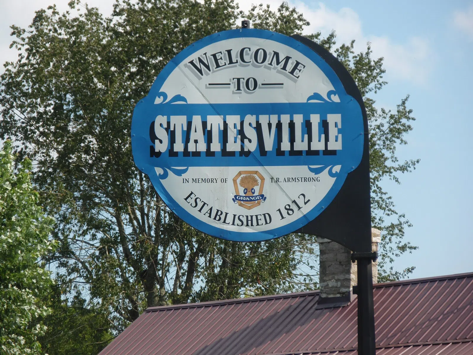 Statesville, Tennessee Sign