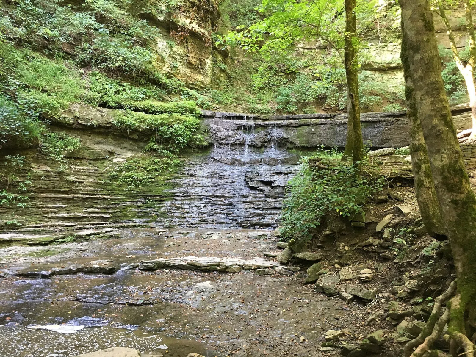 Jackson Falls along the Natchez Trace Parkway in Hickman County, near Wrigley.