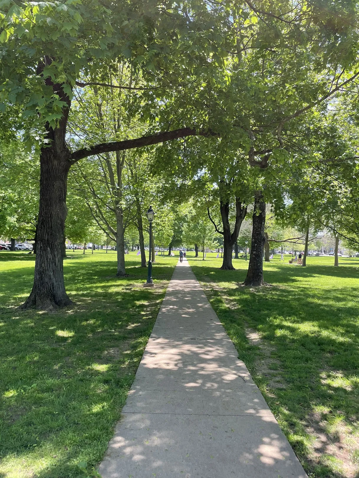 The Guilford Green in the center of Guilford.