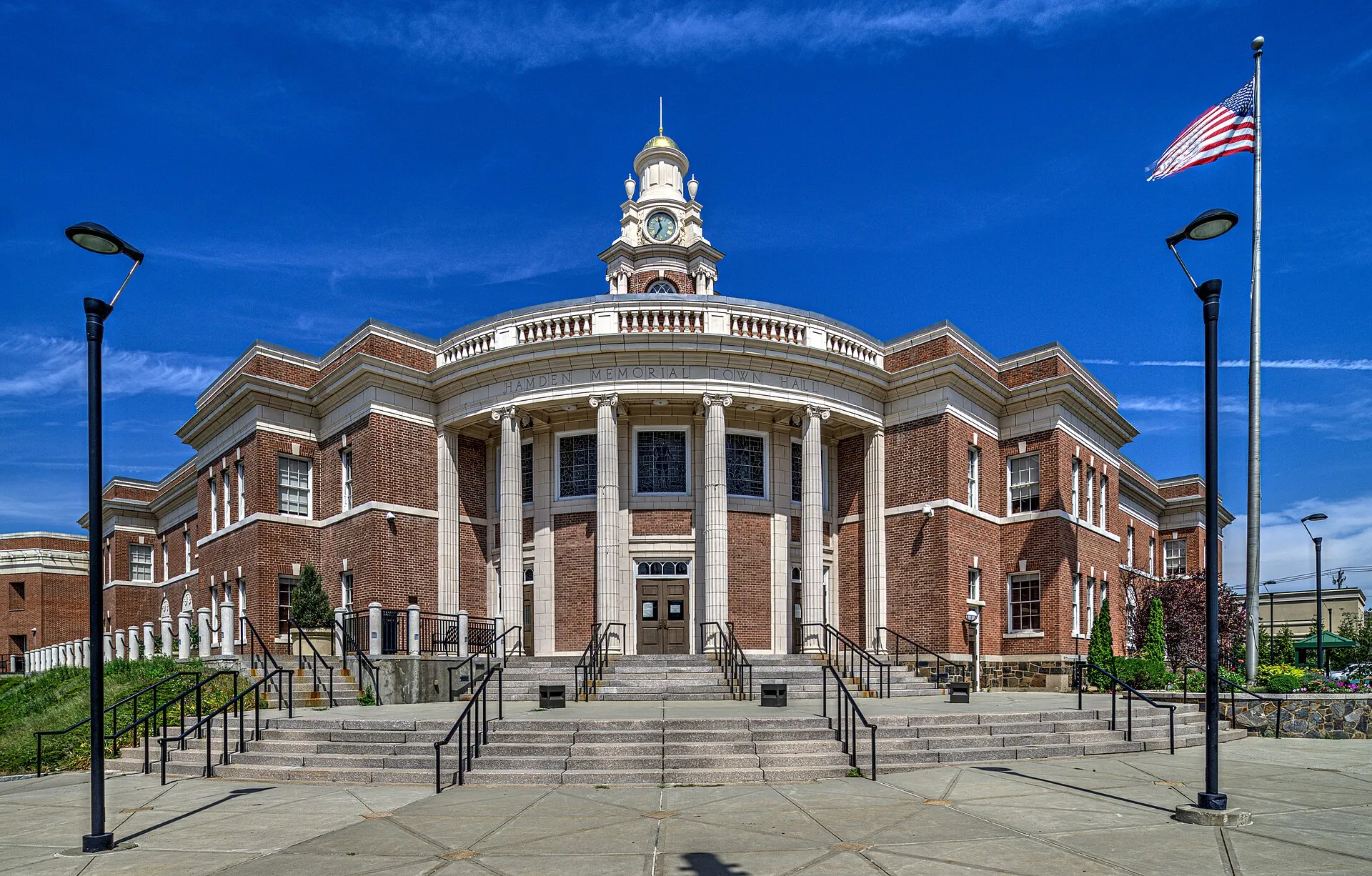Hamden Memorial Town Hall.