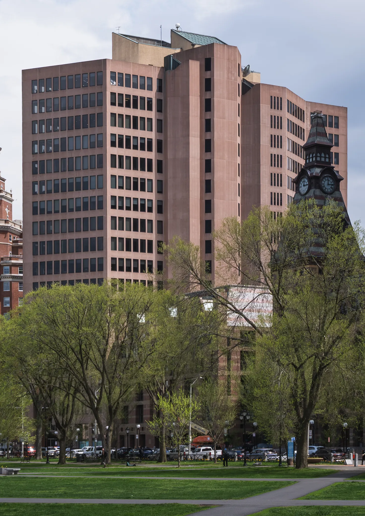 New Haven skyline from the New Haven Green.