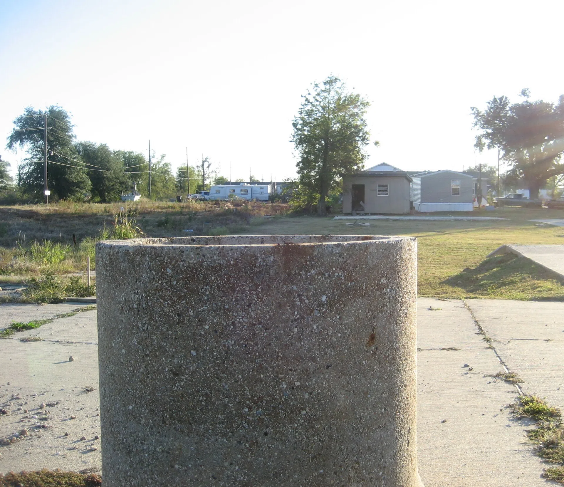 Buras, Louisiana, more than three years after the town was devastated by Hurricane Katrina, November 2008