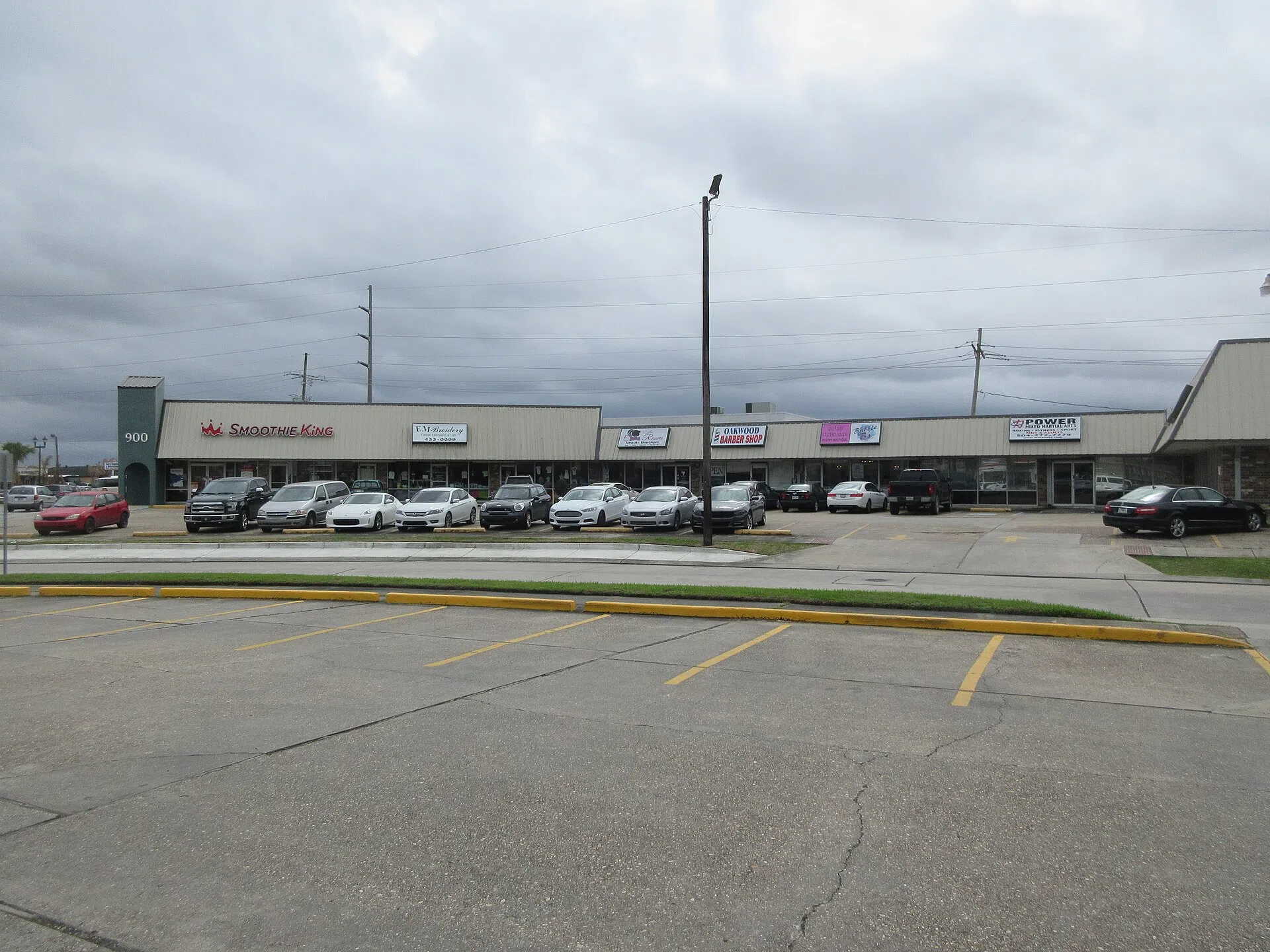 Terrytown, Jefferson Parish, Louisiana. Strip mall off Terry Parkway has a new bubble tea place