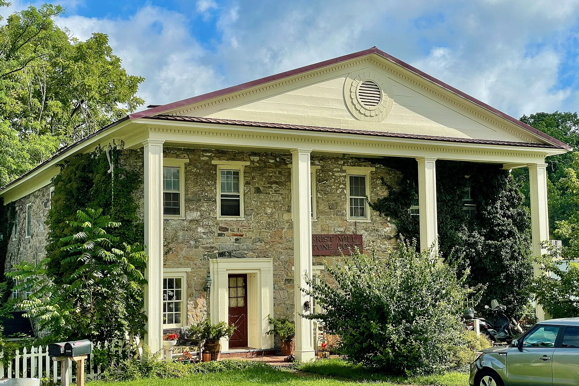 The Grist Mill Stone House, built 1760, Andover, New Jersey — part of the Andover Borough Historic District (state register)
