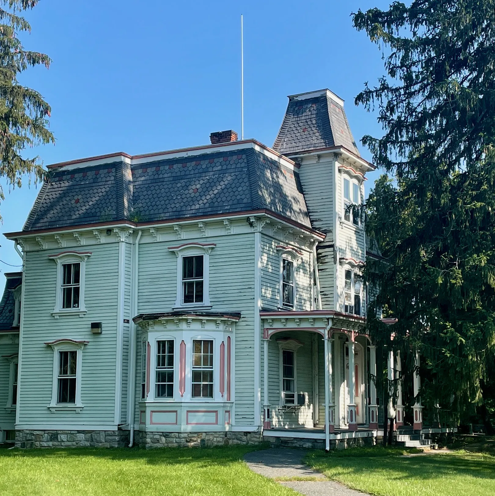 The Slater House, built 1874 by Charles K. Slater, in Kittatinny Valley State Park, Andover Township, New Jersey (state register)