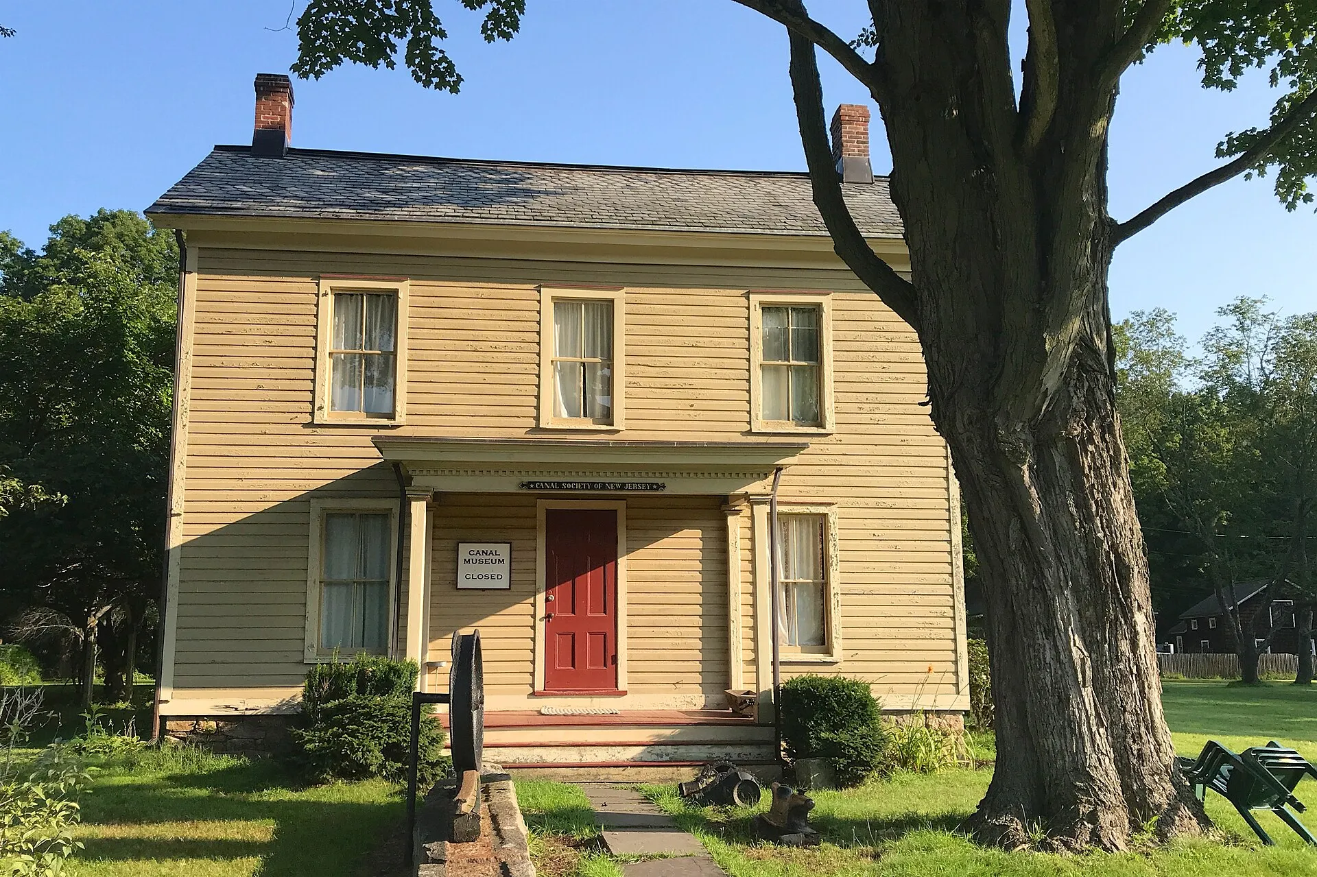 Canal Museum (Teachers Residence) at Waterloo Village, New Jersey — headquarters and museum of the Canal Society of New Jersey