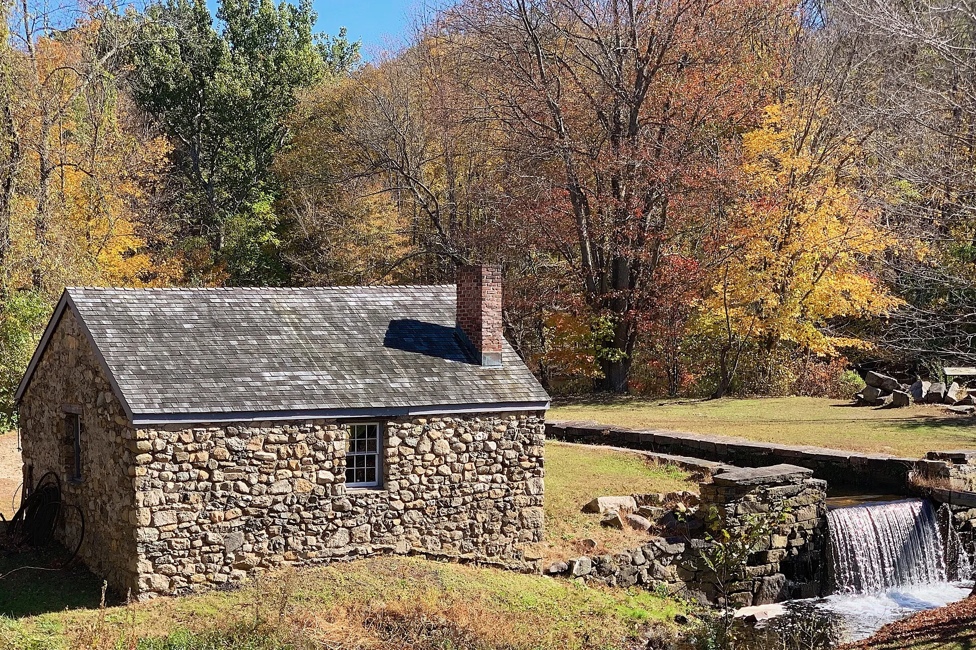 Blacksmith Shop by the Morris Canal at Waterloo Village, New Jersey
