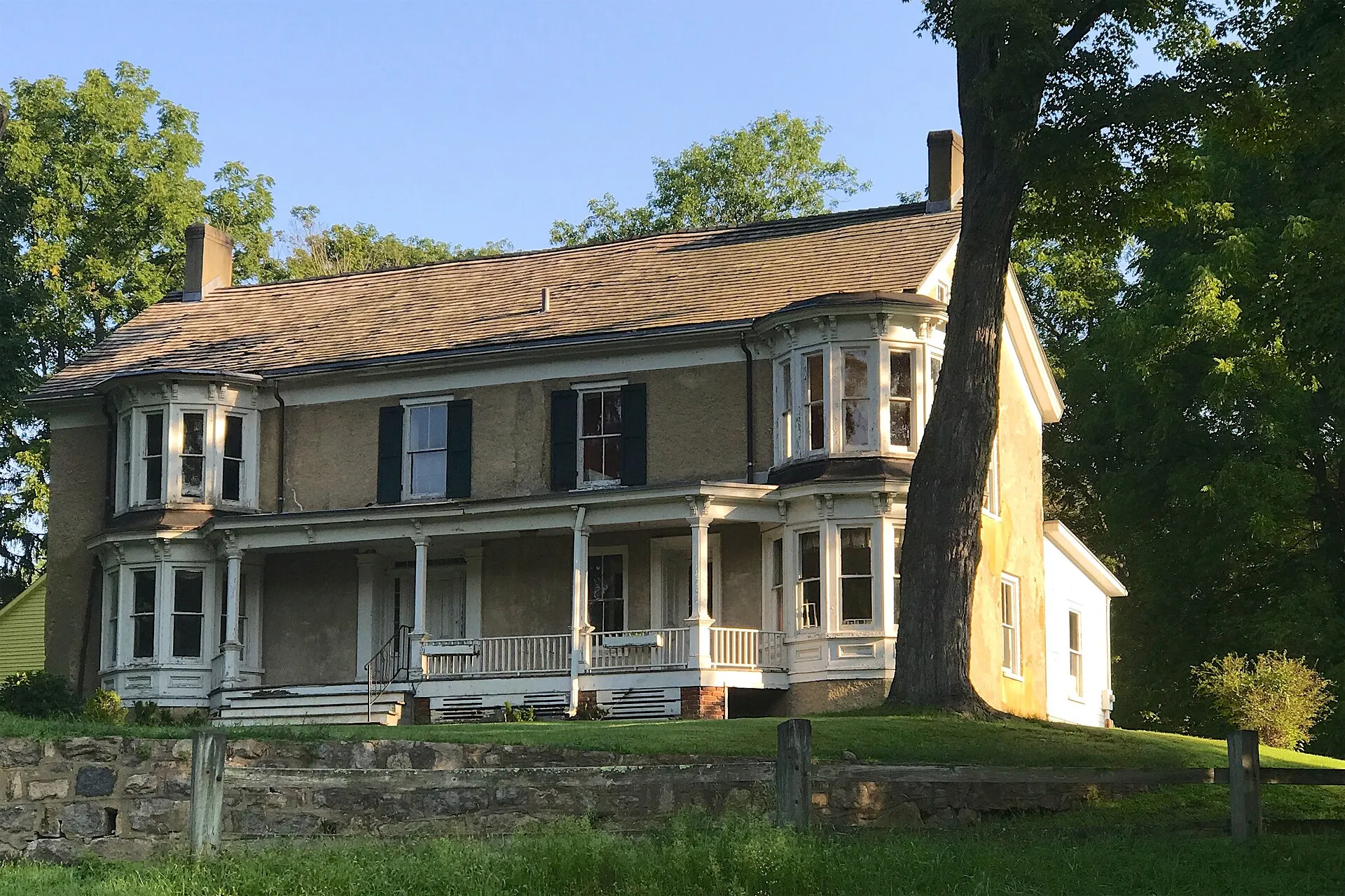 The Smith Homestead House at Waterloo Village, New Jersey