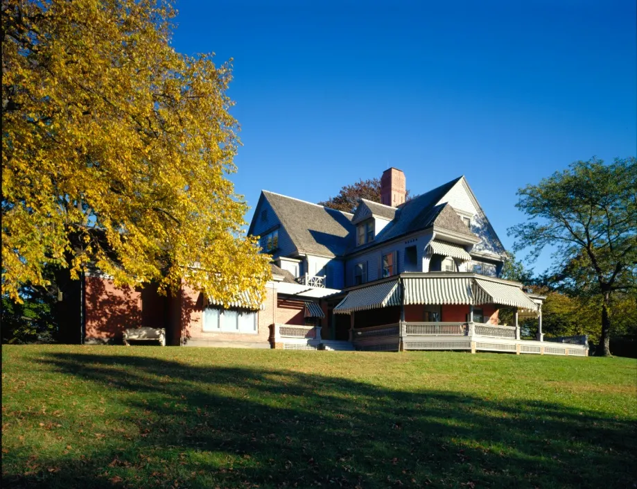 Sagamore Hill, the home of Theodore Roosevelt in Cove Neck, New York