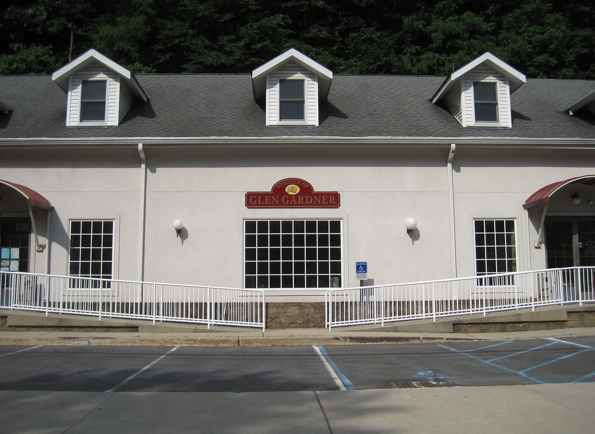 Glen Gardner borough hall on Main Street, June 2023